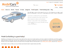 Tablet Screenshot of modelcars.us